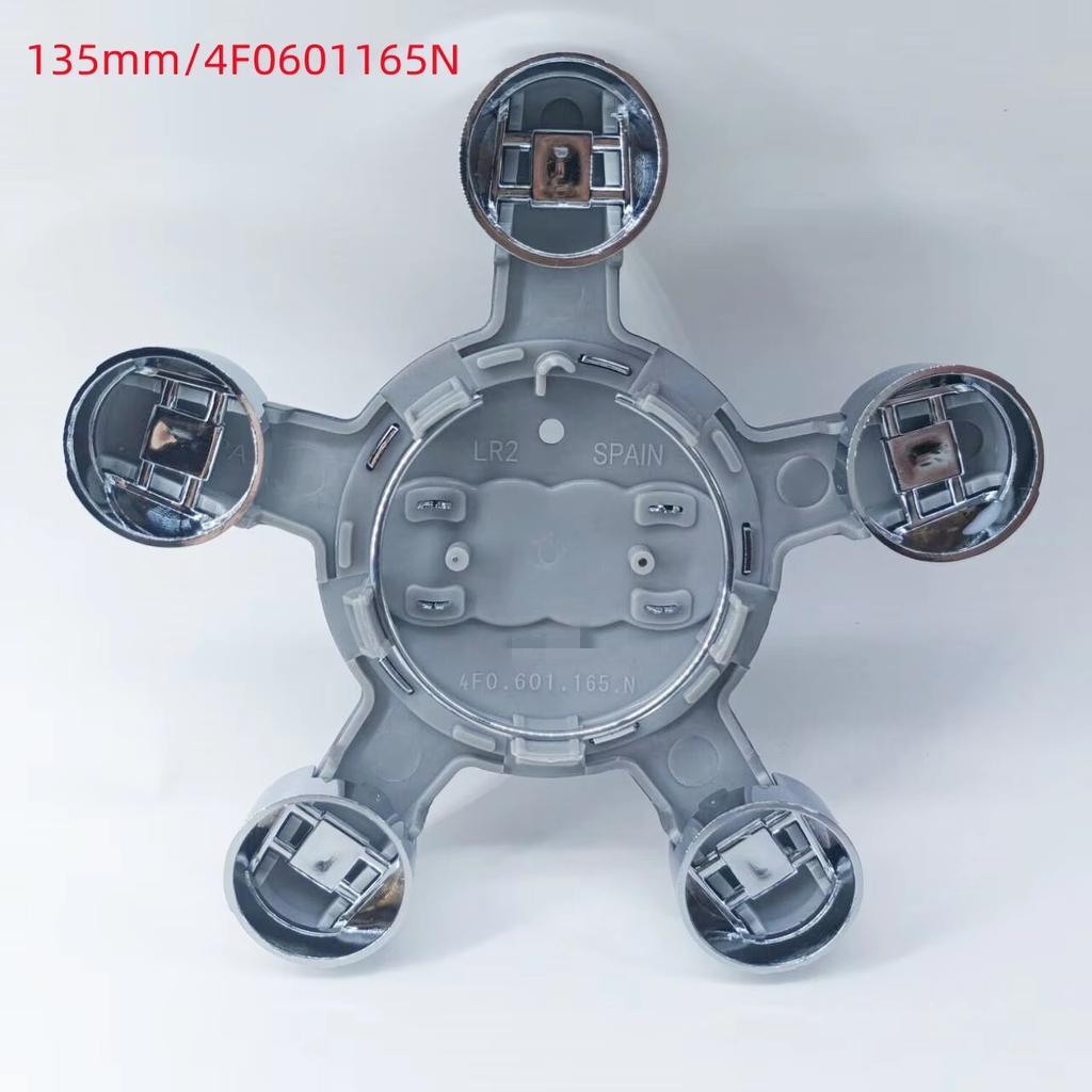 For VOLKSWAGEN VW 4pcs For Volkswagen Golf Polo 135mm 4F0601165N 5Pins Car Wheel Center Caps Rim Hub Cover Hubcap Logo Badge Emb