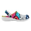 Lightweight Printed EVA Clogs for Men Women Breathable Slip On Garden Shoes Beach Pool Home Bathroom Summer Slippers Beach Wear