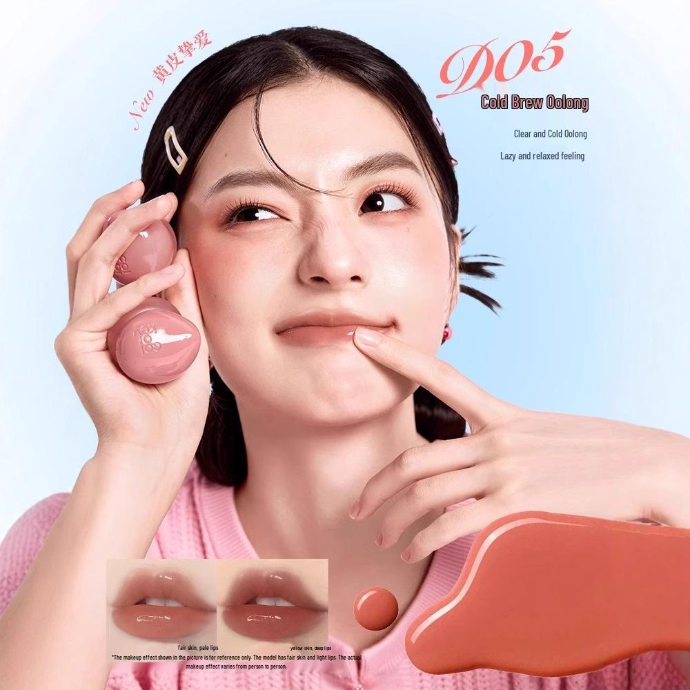 Colorkey Ice Cream Lip & Cheek Tint: Low Saturation Gloss for Bright, Plump Lips