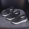 Women's shoes new rocking shoes flying woven mesh casual shoes Korean version fashion loafers breathable lightweight sports shoes soft sole