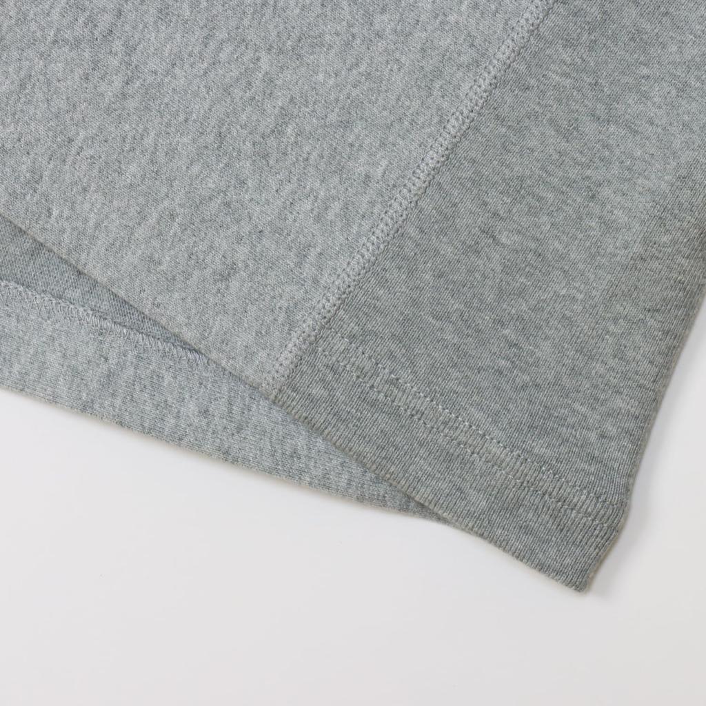 Short Sleeve Round Neck Cotton Embroidery One Point Logo Reverse Short Sleeve Revers Oxford Gray L [Champion] T-shirt 100% 9.4oz Weave(R) T-Shirt