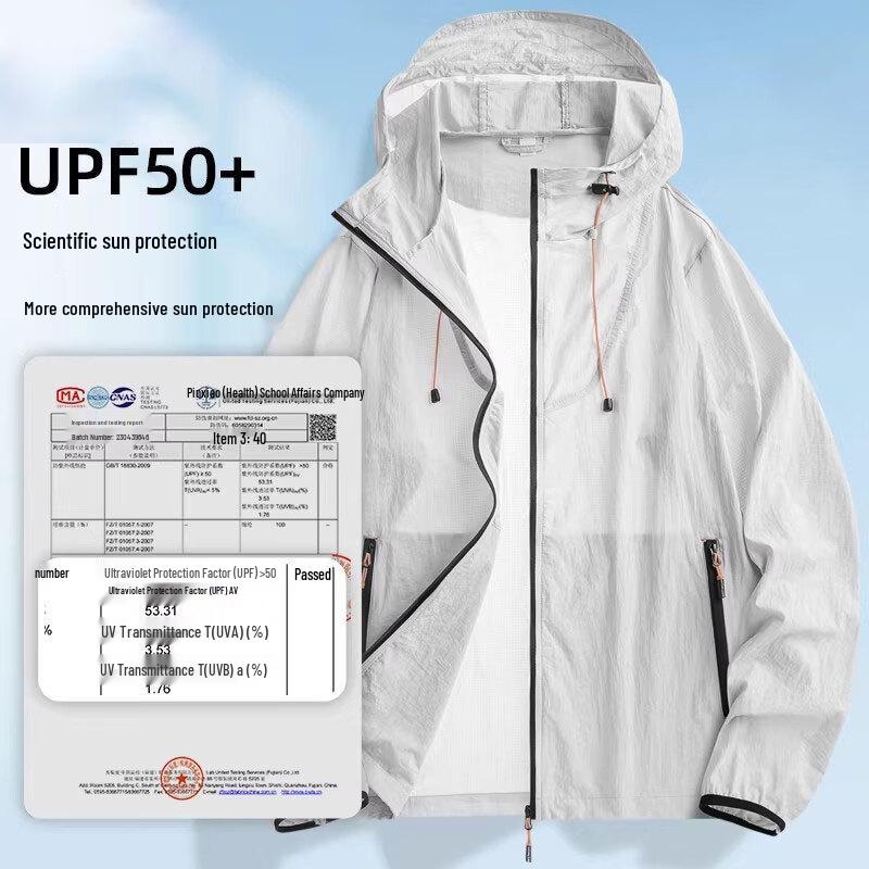 ROMON Men's Ice Silk UPF50+ Sun Protection Jacket