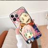 Spy Family Cartoon Case For iPhone 13 11 12 Pro Max 7 + XR 8 X 6 6S Plus XS 5 5S SE 2022 13Pro Capa Soft Phone Cover Funda