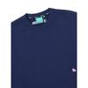 Animal Embroidery Wappen Sweatshirt  Blue 