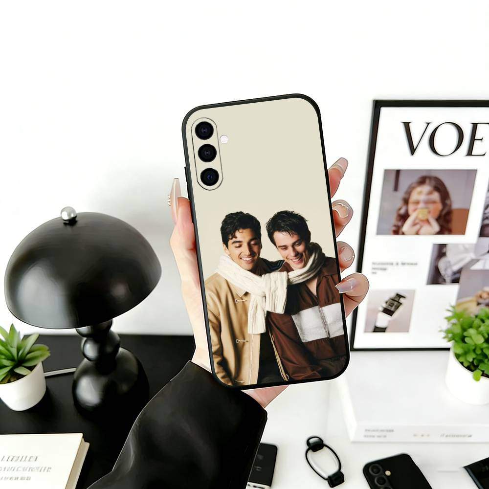 R-RW & RB Film Phone Case Black Silicone Soft For Samsung Galaxy A73,A72,A71,A70,A53,A52,A51