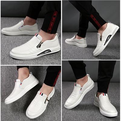 Heren Lift Leren Sneakers Mannen Casual Platte Schoenen Designer Dagelijkse Mannen Schoenen Hoogte Verhogende Schoenen