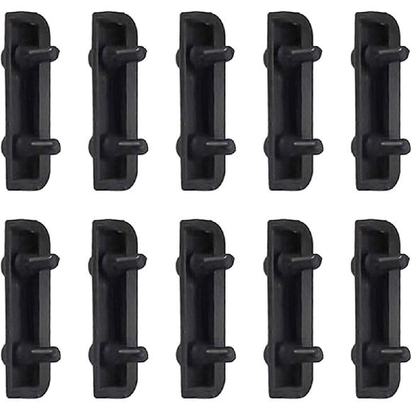 4/10/20 Stück Heißluftfritteuse Gummi-Spitzen Ersatzkappe Abdeckung Für Heißluftfritteuse Grillplatte Gummi-Puffer Küchenwerkzeug Heißluftfritteuse Tablett Gummi