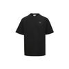 Minimalist Comfortable Versatile Logo Short Sleeve T-Shirt Unisex Tops Black 25SRE407UGH0