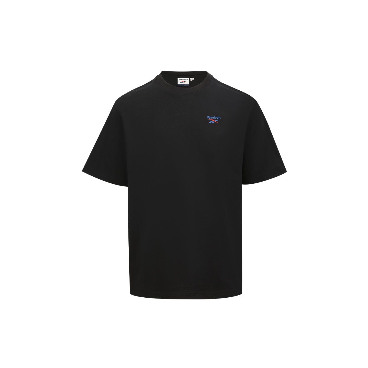 Reebok Minimalist Comfortable Versatile Logo Short Sleeve T-Shirt Unisex Tops Black 25SRE407UGH0 S