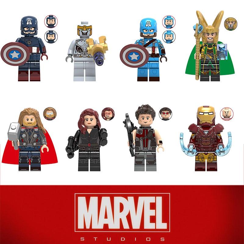 Superhero Building Blocks Figure Abs Plastic Toy 4.5cm Height