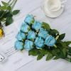 Silk Bulgarian Rose Artificial Flowers for Home and Wedding Decor
