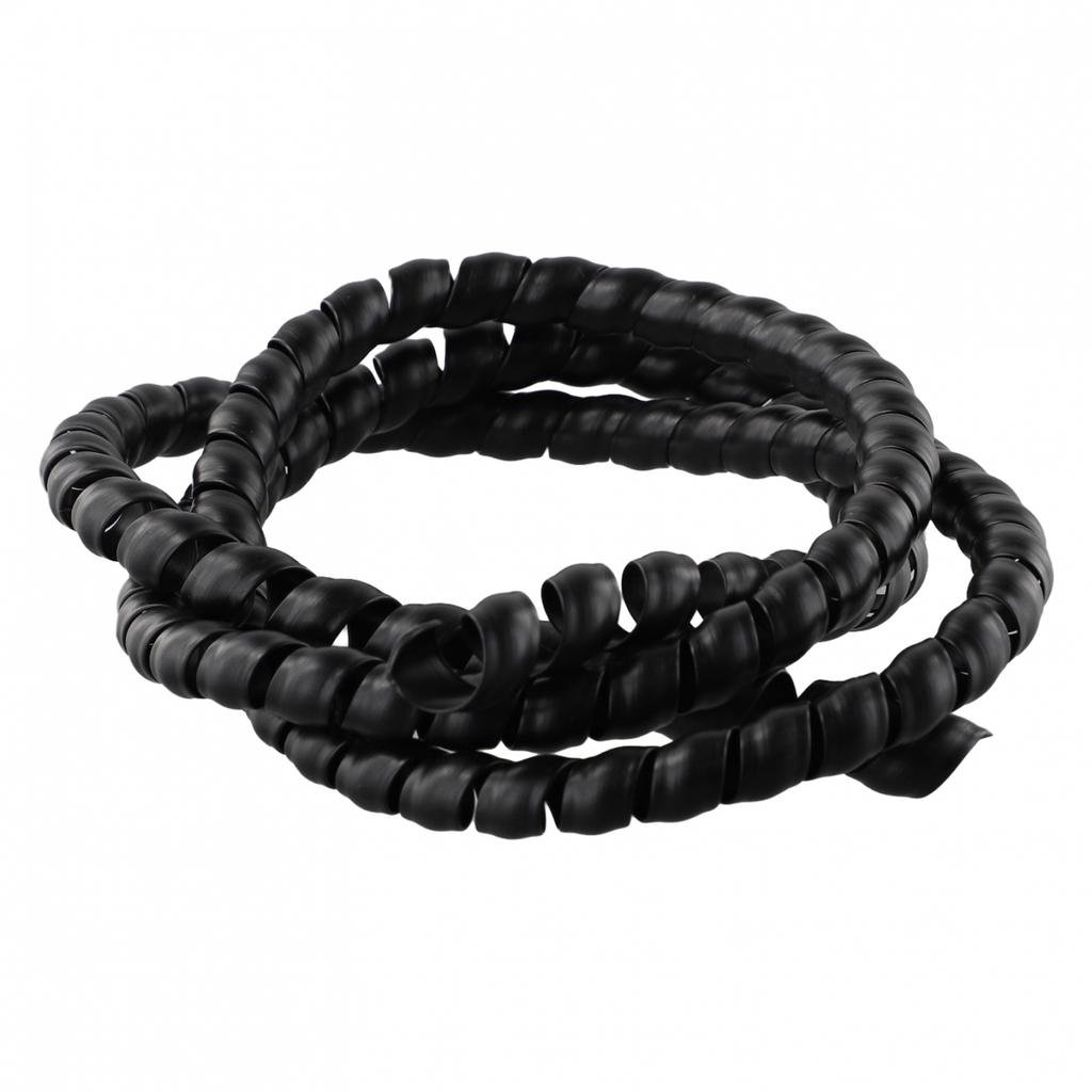Easy Installation Black Hydraulic Hose Guard Spiral Wrap Winding Hose 1m Length