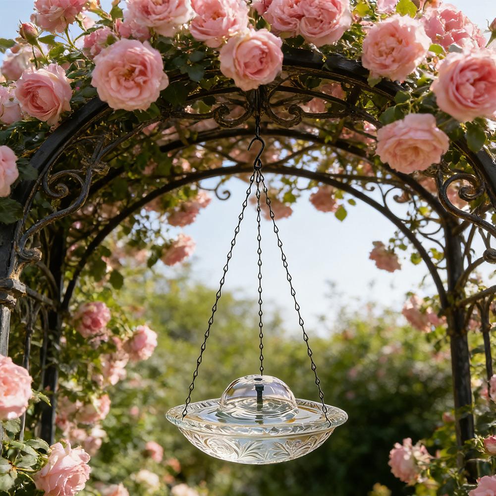 Fontana da Giardino da Esterno Alimentata via USB e Vasca per Uccelli Attira Vari Uccelli a Fermarsi e Giocare Migliora il Fascino del Tuo Cortile