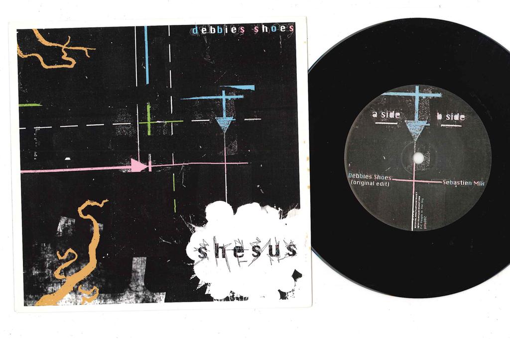 7inch Record SHESUS - Debbies Shoes / Debbies Shoes (Seba PITS002 PEOPLE IN THE S 2007 UK Rock Used
