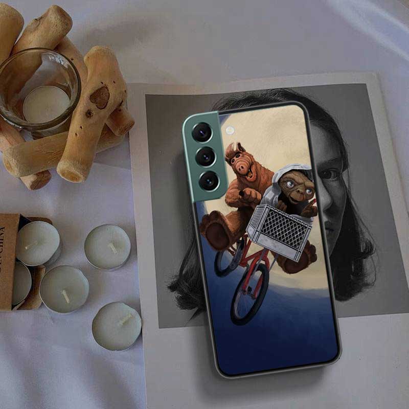 Alf TV Series Phone Case For Samsung Galaxy S22 S25 Ultra S21 S10 Plus S26 Edge S20 S23 S24 FE Cover Silicone Soft TPU Clear