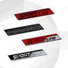 AAABV1 Metal Alloy Sport Line Logo Car Grille Badge Trunk Sticker Decoration Emblem For Skoda Fabia Octavia Citigo Rapid Kodiaq Karoq