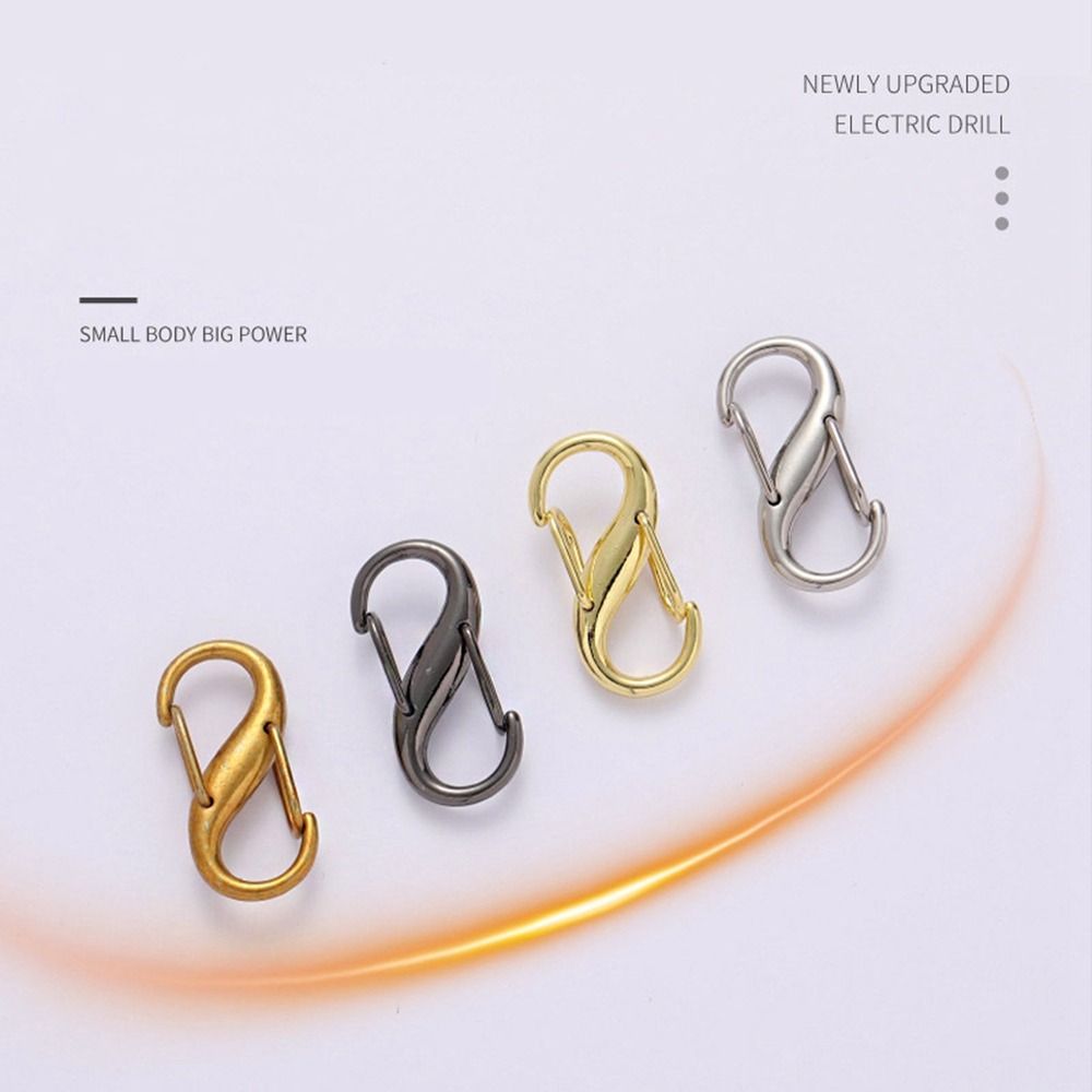 Zinc Zinc Alloy Shortening S Type Shape Clasp Hook Chain Length Adjusting Buckle  DIY Chain Bag