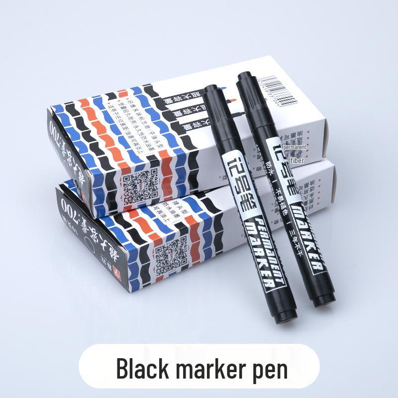 700 Large Capacity Quick-Drying Oil-Based Broad Tip Marker Pens for Logistics Marking
