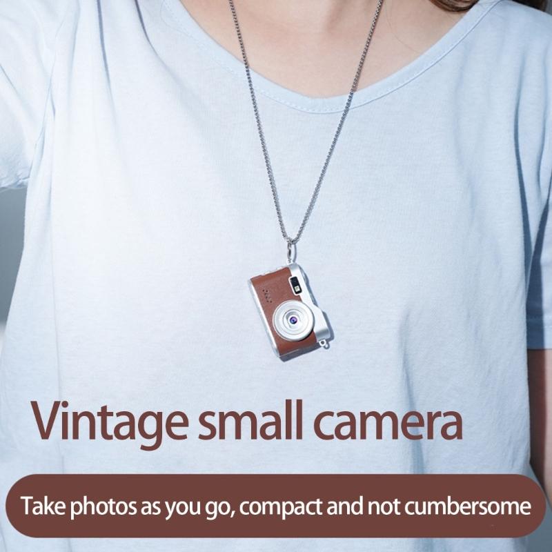 Retro Design Mini Digital Camera 1080P Video Recording Supports 16GB 32GB Card