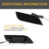 KUNGKIC Rear Bumper Lights For Subaru Impreza08-23/ XV Crosstrek13-17/ Ascent 19-23/ WRX 21-23 WRX 08-14 Running Brake Light