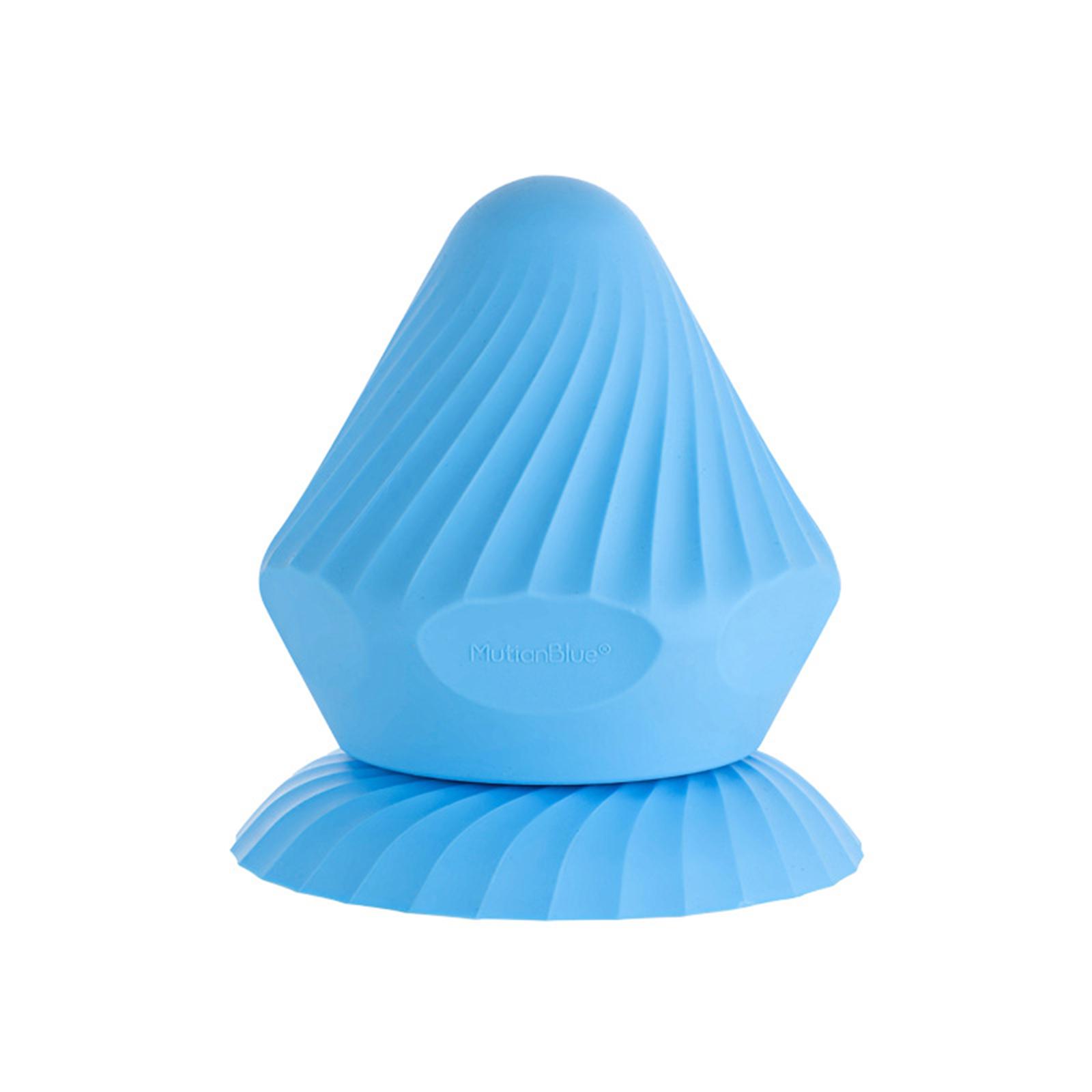 

Миофасциальный мяч Массажер для расслабления мышц Фитнес Упражнения Вибрационный массажный мяч One Size синий