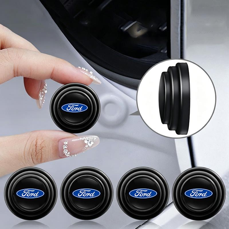 Car Door Shock Absorption Gasket Stickers Accessories For Ford ST Line Focus Mustang Fiesta Puma Ranger Kuga MK7 MAX F150 Mondeo