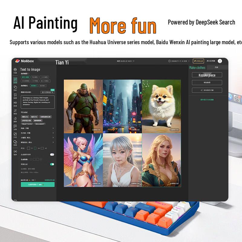 Sayrelances L8 AI Smart RGB Mechanical Keyboard