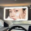 1Pc Portable Car Led Makeup Mirror Hd Mirror Three Gear Adjustment Sun Visor Plate Universal Interior Rear Mirror Vanity Mirror