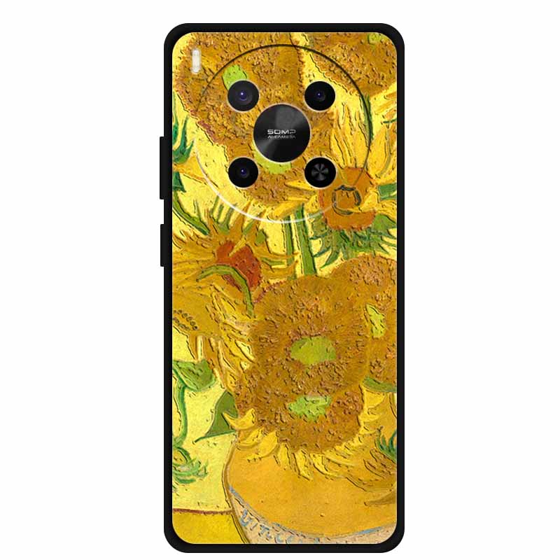För ZTE Blade V70 Max Fodral 3D Blommigt Prägling Mjuk Silikon Telefonfodral för Nubia V70 Max Fodral Relief Blomma Skal Ny V 70 Max