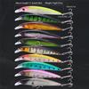 10Pc Minnow Fishing Lure Hard Bait Lures Lifelike with 2 Treble Hooks