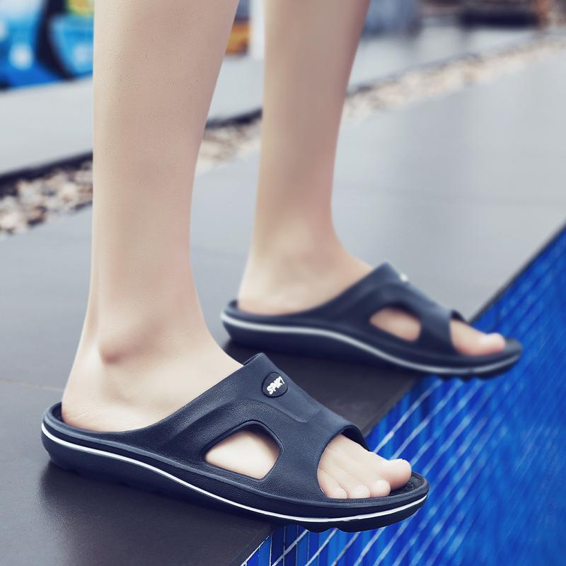 Fashion Fashion Men's Women's Sandals Anti-Slip Wear-Resistant EVA Thick Sole Comfortable Home Slippers Bathroom Bath Flip-Flops