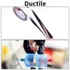 0.06/0.15mm Aluminum Foil Tape Fiberglass Kitchen Duct Countertop Wall AntiOil Pipe Repair Metal Shielding Signal