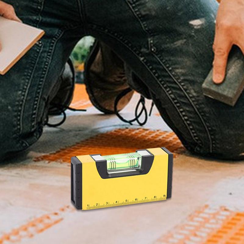 Wasserwaage Werkzeug Klein Magnetisch Libelle Wasserwaage Libellenwasserwaagen Wohnmobil Taschen Wasserwaagen Werkzeug Für Zimmerleute Maurer Dekorateure