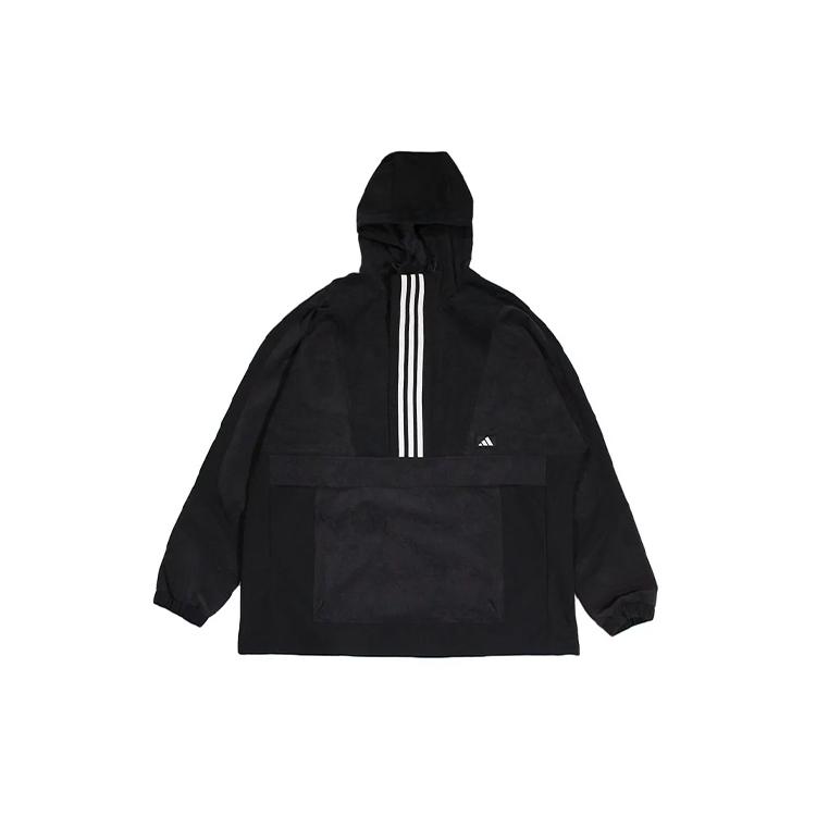 adidas Jackets Men's Black Hooded Moderate Other GM4443