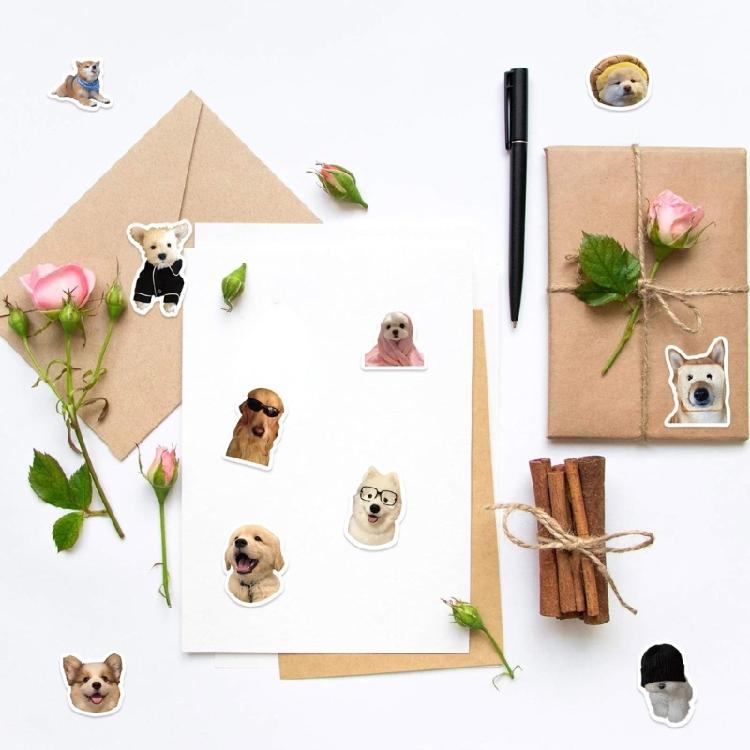 Dekorativer Sticker mit Hundemotiv Wiederverwendbares Klebeband für Planer Notizbücher Geschenkverpackung Bastel-Grundwerkzeug Zubehör
