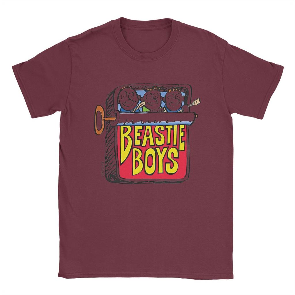 Awesome Beastie Boys Sardine Can T-Shirts for Men Crewneck Cotton T Shirts Short Sleeve Tee Shirt 4XL 5XL Tops