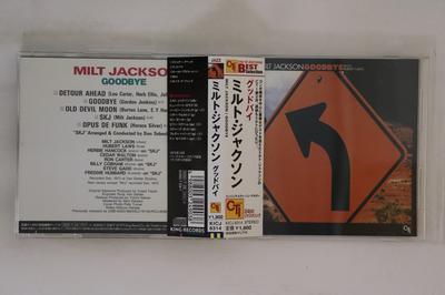 CD MILT JACKSON  Goodbye KICJ8314 CTI RECORDS 2000 Japan Obi Jazz Used