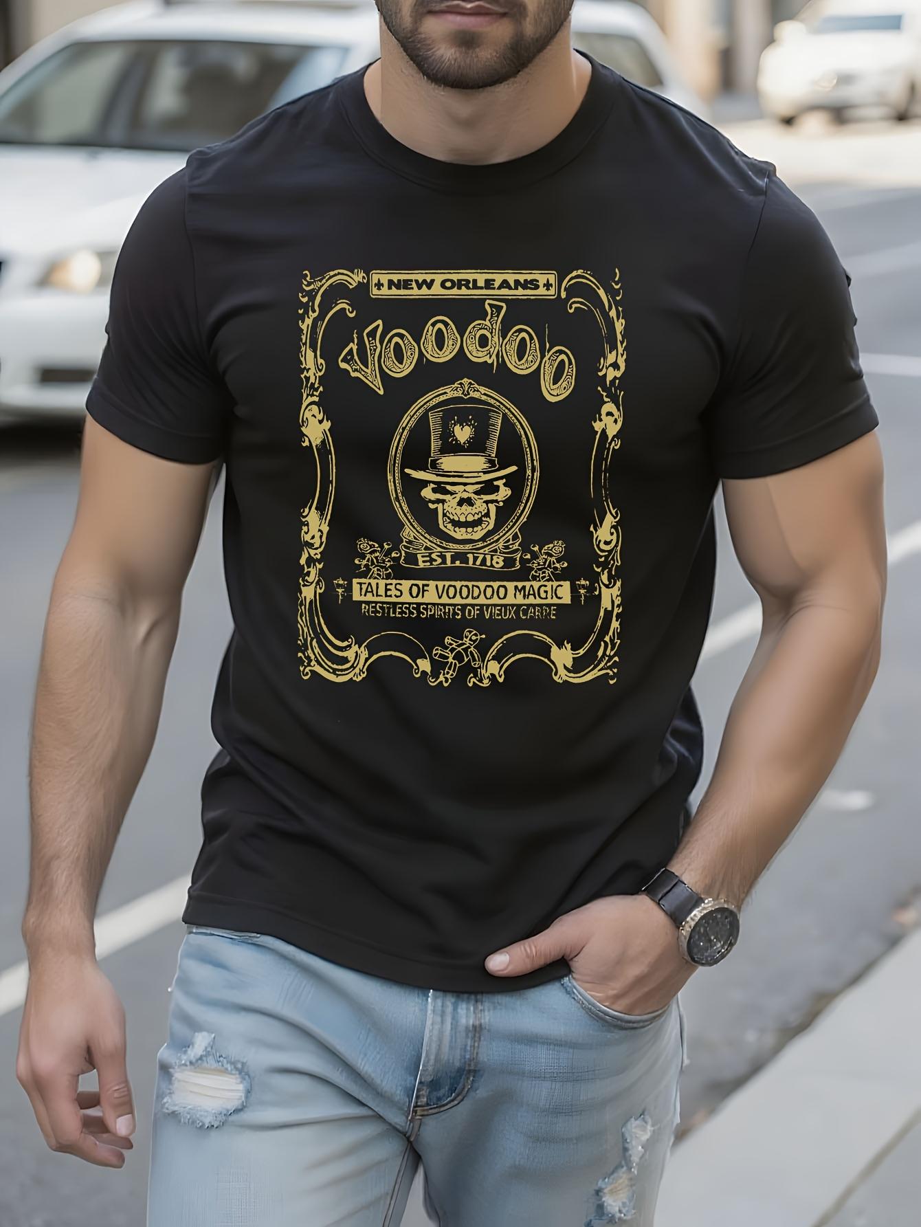 Black Graphic Tshirt Graphic Tshirt - New Orleans Voodoo ... XXL