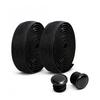 Cushioned Bike Bar Tape Set with Dotted Grip Texture, 2 Tape Rolls and 2 Bar-End Plugs for Road and Mountain Drop Handlebars