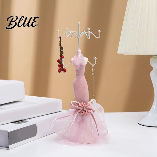 Soporte para Joyas Mini Maniquí Dama Maniquí Organizador con 8 Ganchos