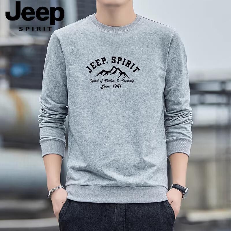 JEEP SPIRIT Men's Casual Long Sleeve Sweatshirt
