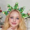 Colorful Ball Christmas Tree Headband Festival Decoration Xmas Hairband  Happy New Year