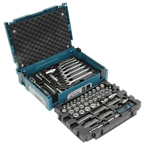 Makita 120-piece maintenance set in Makpac case E-08713