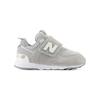 New Balance Nb 574 Comfortable Simple Shock Absorbing Durable Low Top Walking Shoes Baby Shoes Gray White NW574GBG