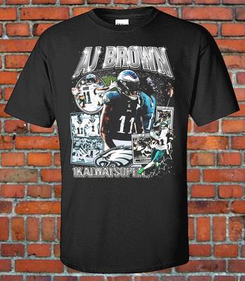 AJ Brown 90er Jahre Stil Bootleg Grafik T-Shirt Unisex T-Shirt