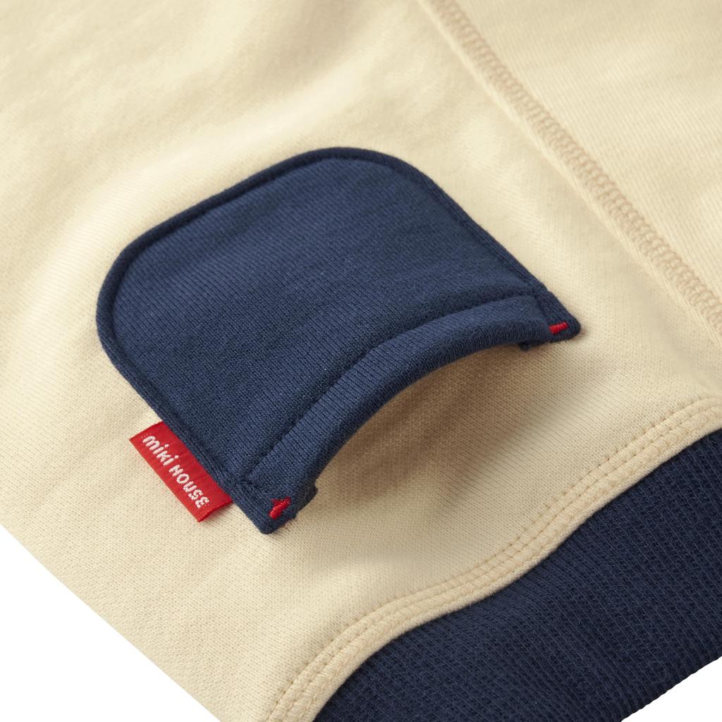 Long Going to [MIKI HOUSE] Kalhoty, Kalhoty, Kalhoty, Logo, Jednoduché, Kluci, Dívky, Miminka, Děti, Dětské Oblečení, Školka, Škola, 13-3201-680,