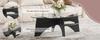 Modern Oval Side Table Made of Safety Glass - Length 104.9cm, Width 60 cm. Table Legs Made of MDF with Black Wood Look. Ideal for Dining Room, Office.