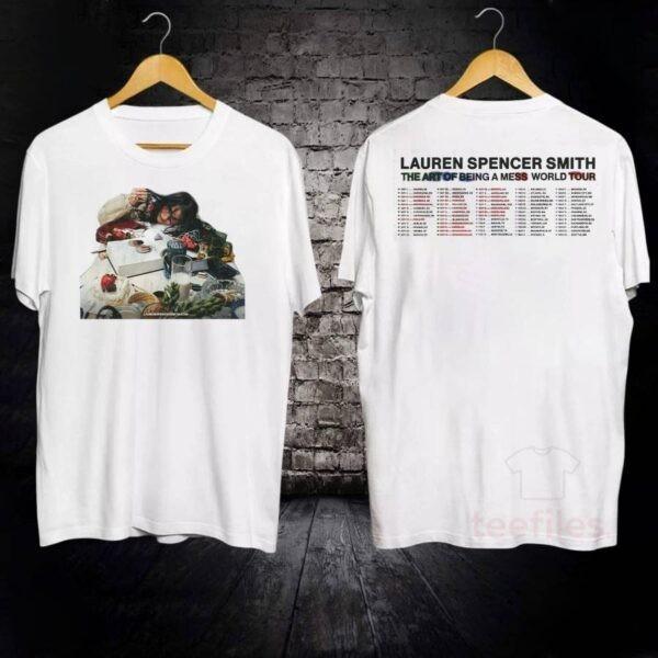 

2 Sides Lauren Spencer Smith The Art Of Being A Mess Tour 2025 Tshirt CL174 Unisex T-Shirt S