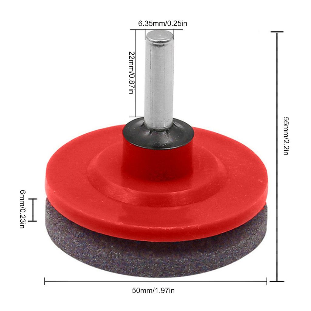 Rasenmähermesser Schärfer Universalschärfer Schleifscheibe Stein für Bohrmaschine Handbohrmaschine 1 4 Zoll Schaft
