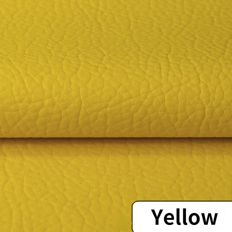 1Pc 100*140cm Litchi PU Leatherette Faux Leather Fabric Synthetic For Sewing Bow Bag Brooches Sofa Car DIY Hademade Material